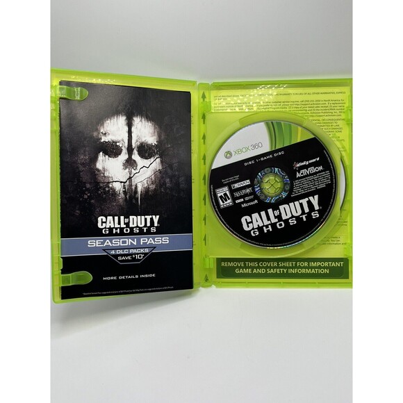 Call of Duty: Ghosts Xbox 360 Double Disc 2013 Complete CIB Used - TESTED - Picture 4 of 7